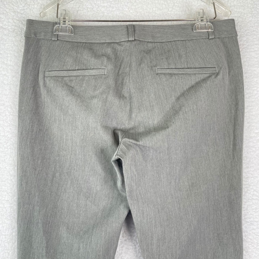 Banana Republic Sloan Gray Heathered Slim Ankle Dress Pants Womens 10 Workwear - Picture 5 of 8